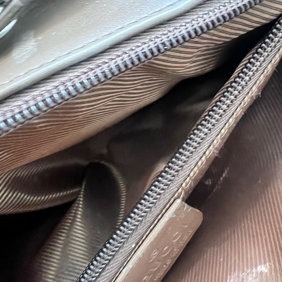 Gucci Beige and Brown Crossbody Bag with Bamboo Detail - Picture 7 of 16